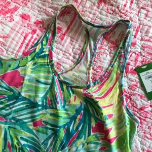 Lilly Pulitzer Luxletic tank Tropical Storm